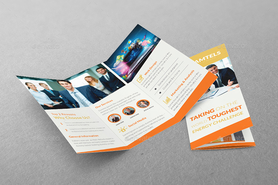 Corporate Executive Tri-Fold Brochure, Print Templates | GraphicRiver