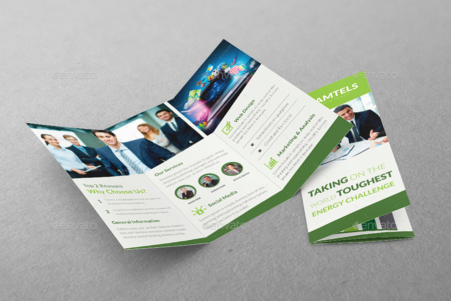 Corporate Executive Tri-Fold Brochure, Print Templates | GraphicRiver