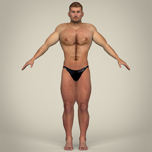 Young Muscular Man - 3Docean 10983243
