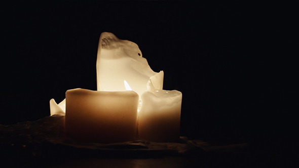 Burning Candles Pack (3 videos)