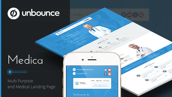 Medica - Unbounce - ThemeForest 10935089