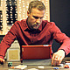 Man Playing Online Poker in a Beautiful House Man Playing Online Poker in a Beautiful House - VideoHive Item for Sale