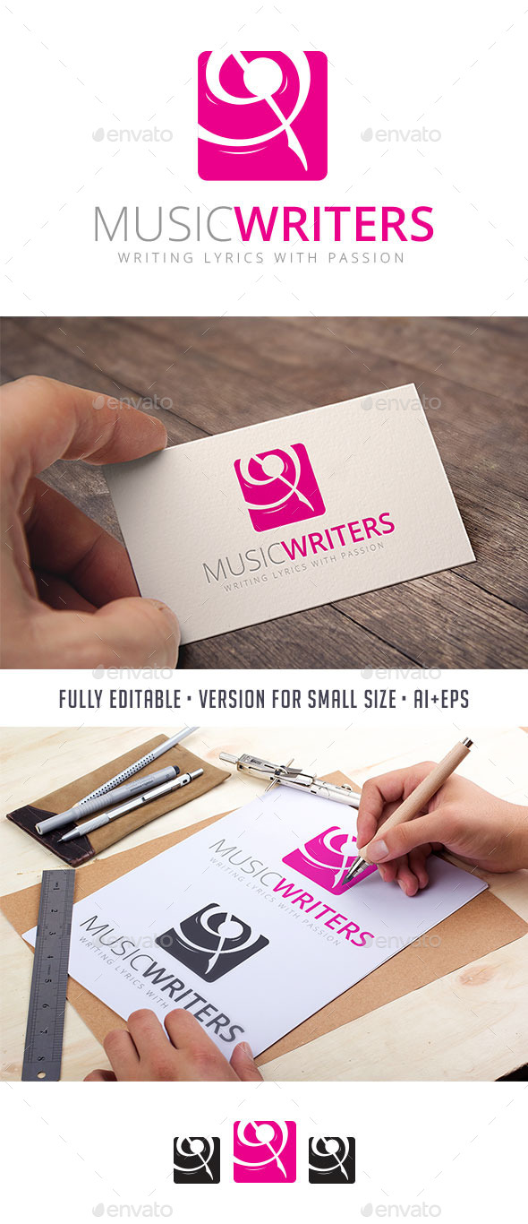 Music Writers Logo - Logo Templates