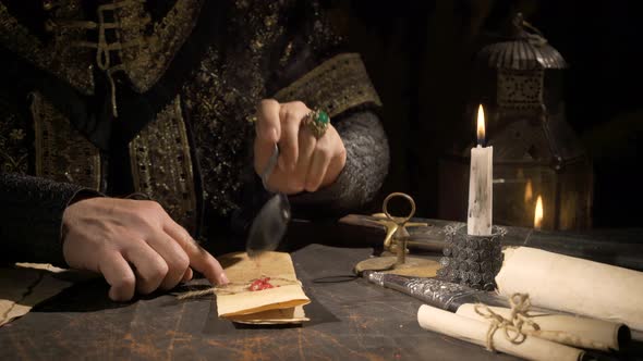 Seal the date letter. alt