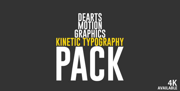 Kinetic Typo Pack - VideoHive 10995055
