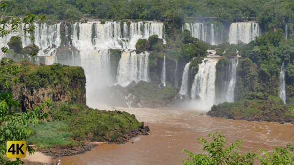 Aerial Waterfalls Iguazu Brazil Argentina 2 