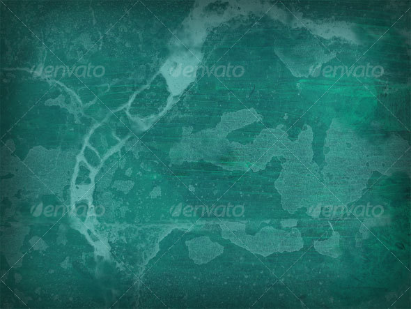 blue-green and teal streaks