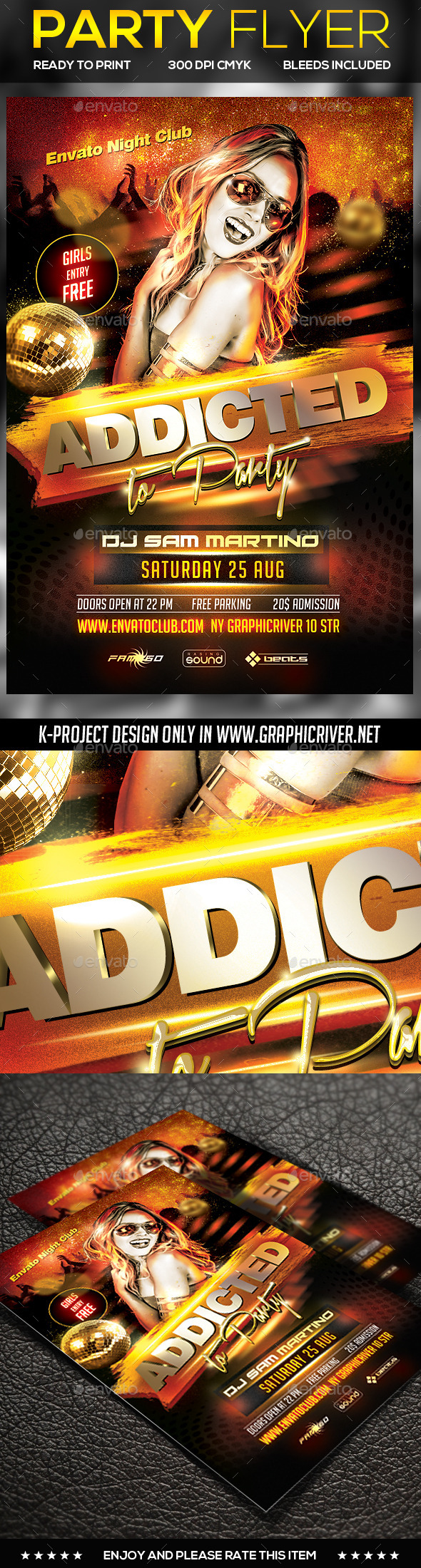 Party Flyer - Clubs & Parties Events
