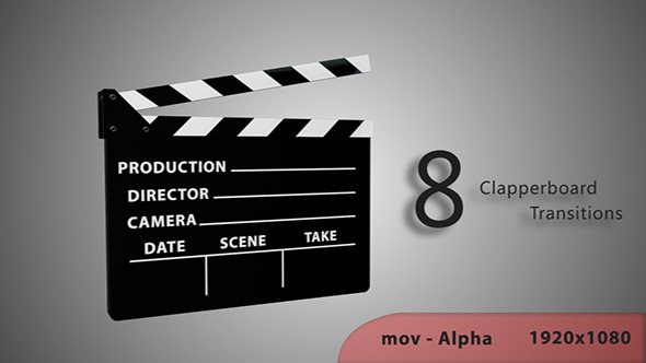 Clapperboard Transitions alt