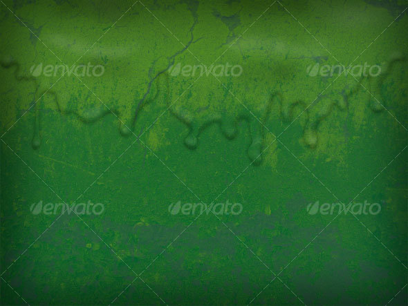 Green Liquid Layered Texture