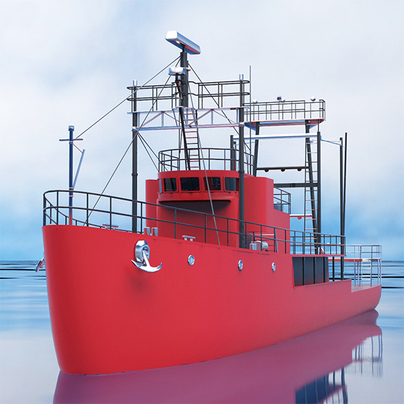 Mini cargo ship - 3Docean 11001579