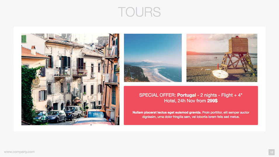 travelia template