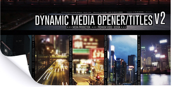 Dynamic Media OpenerTitles - VideoHive 10949488