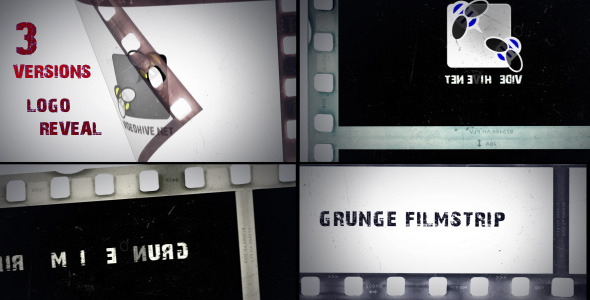 Grunge Filmstrip - VideoHive 11009178