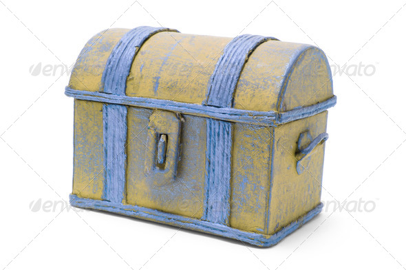 Wooden Treasure Chest - Stock Photo - Images