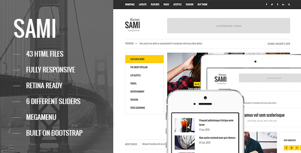 SAMI - Responsive - ThemeForest 11025941