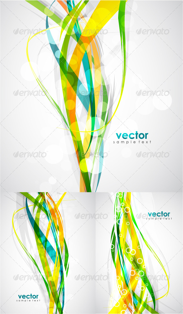 Colorful lines. Abstract backgrounds - Backgrounds Decorative