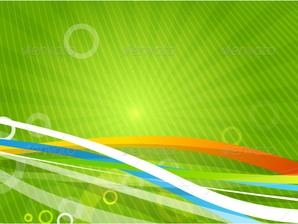 Wavy lines. Vector background - Backgrounds Business