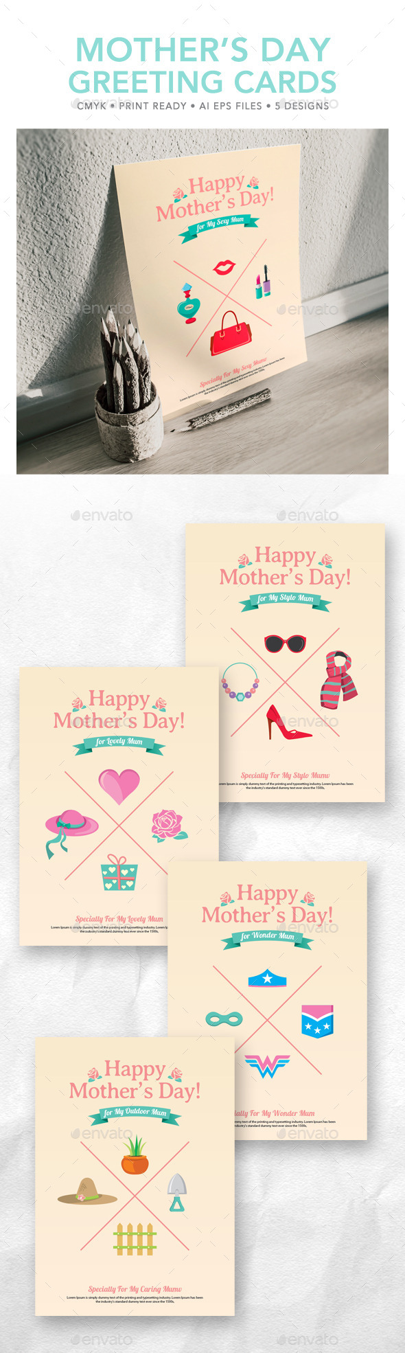 Mother's Day Greeting Card - Holiday Greeting Cards