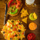 Nachos with dip and beer - PhotoDune Item for Sale
