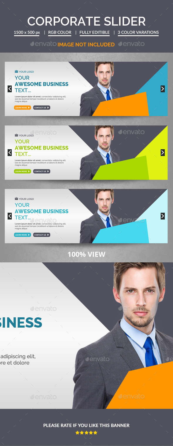 Corporate Slider - Sliders & Features Web Elements