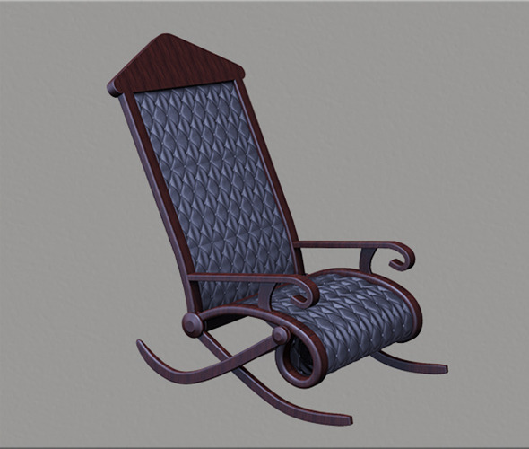 3D Rocking Chair - 3Docean 11037974