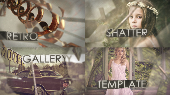 Retro Shatter Gallery - VideoHive 11039624