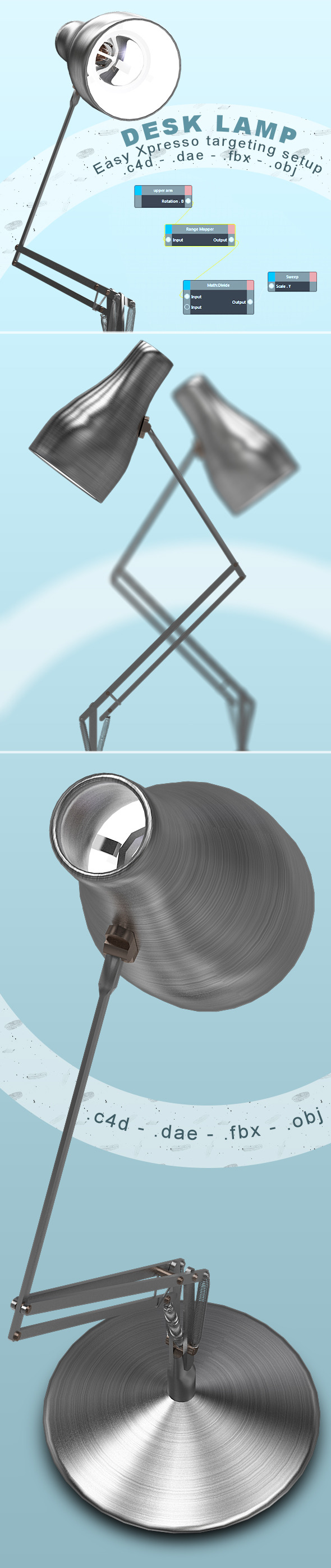 DeskLamp Automated Model - 3Docean 11042056