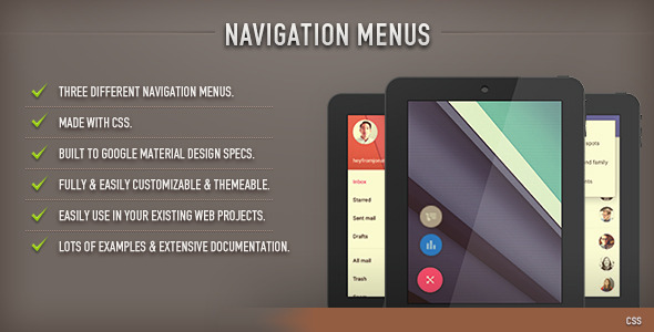 Navigation Menus (CSS) - CodeCanyon 10691258