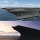 US Navy Aircraft Carrier On The Sea (2-Pack) - VideoHive Item for Sale