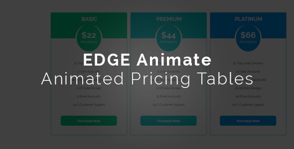 Edge Pricings - CodeCanyon 11047640