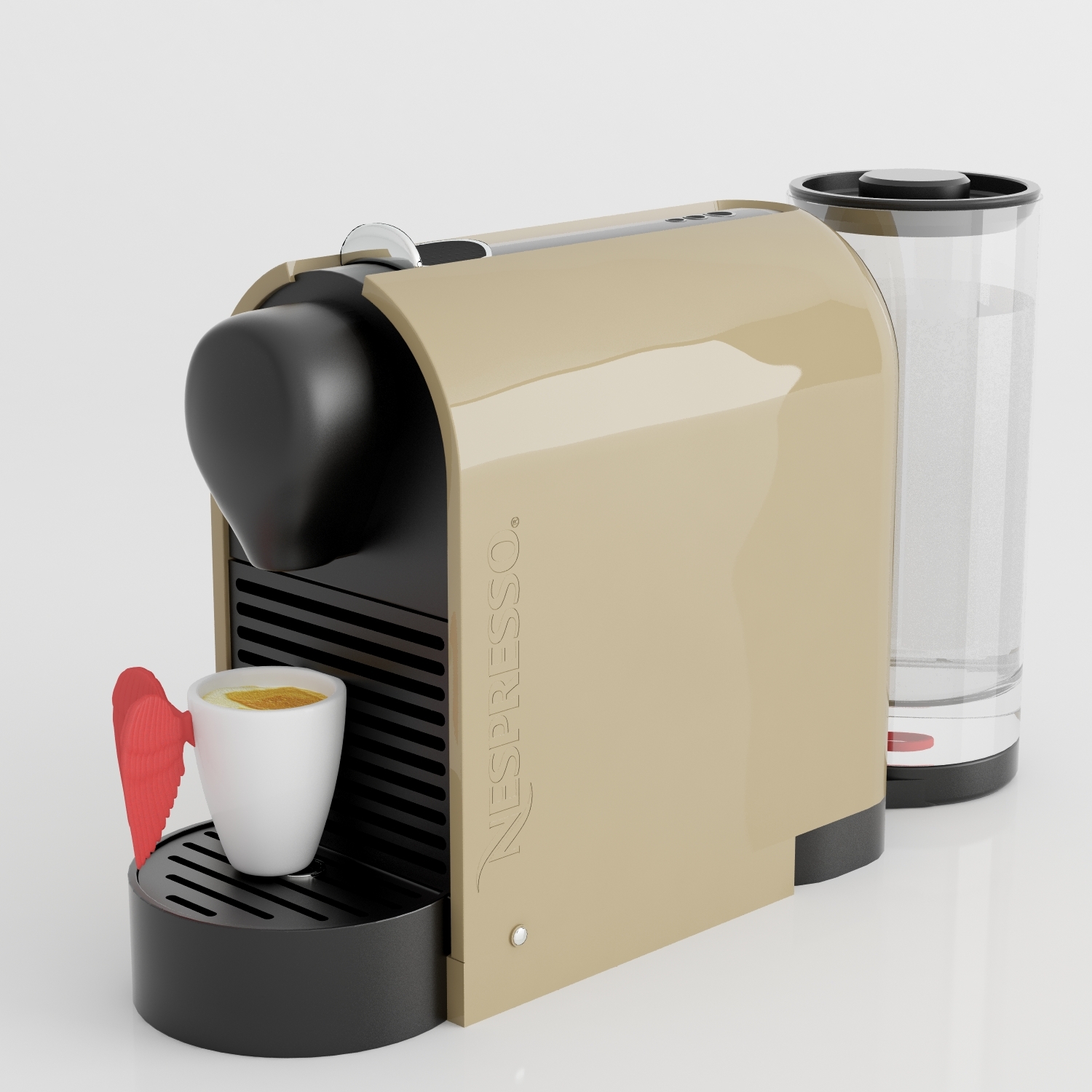 visie lint intern Nespresso Machine with Pylone cup by pinguimcg | 3DOcean