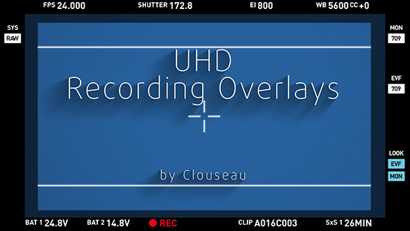 Camera Recording Overlay Set