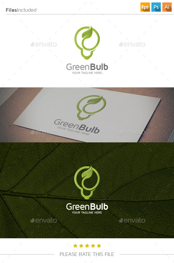 Green Bulb Logo