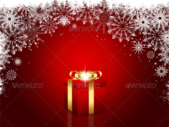 Christmas gift background - Christmas Seasons/Holidays