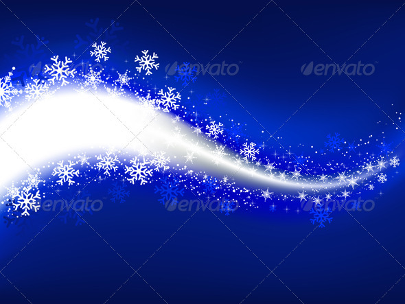 Snowflakes and stars - Christmas Seasons/Holidays