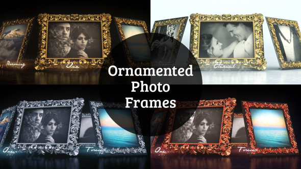 Ornamented Photo Frames - VideoHive 11057225