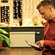 Man with the Tablet in a Beautiful Interior Man with the Tablet in a Beautiful Interior - VideoHive Item for Sale