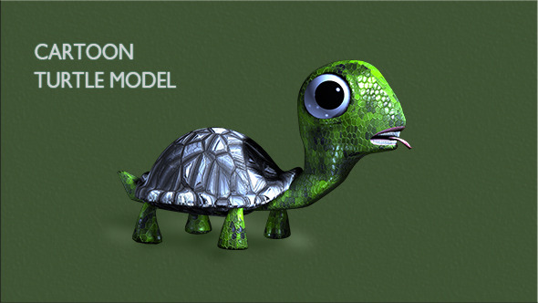 Cartoon Turtle - 3Docean 11060973