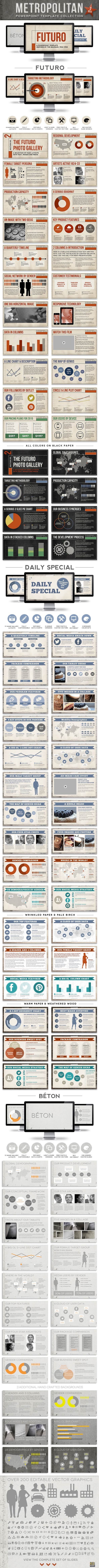 The Metropolitan Powerpoint Template Collection - Creative PowerPoint Templates