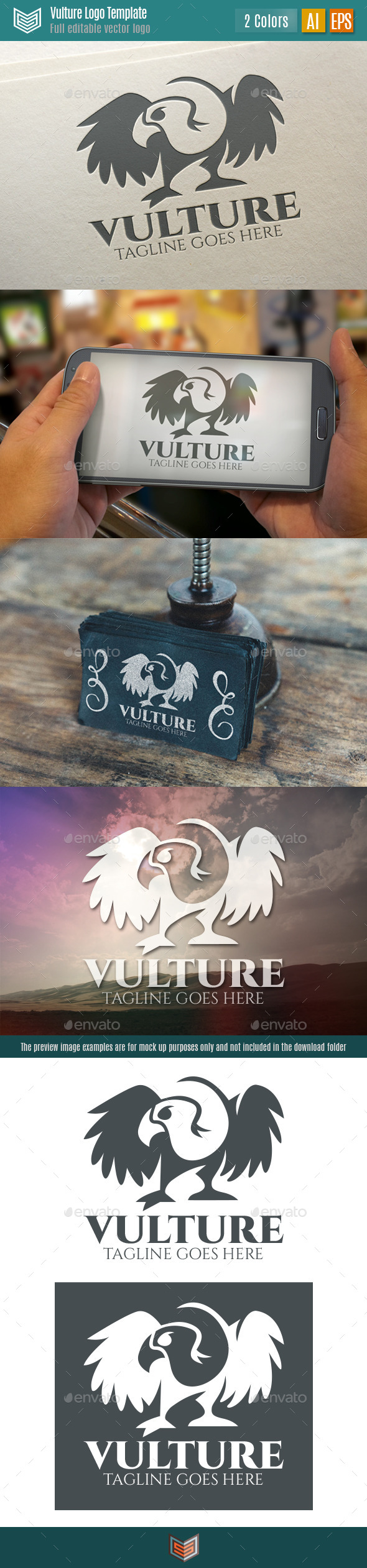Vulture Logo - Animals Logo Templates