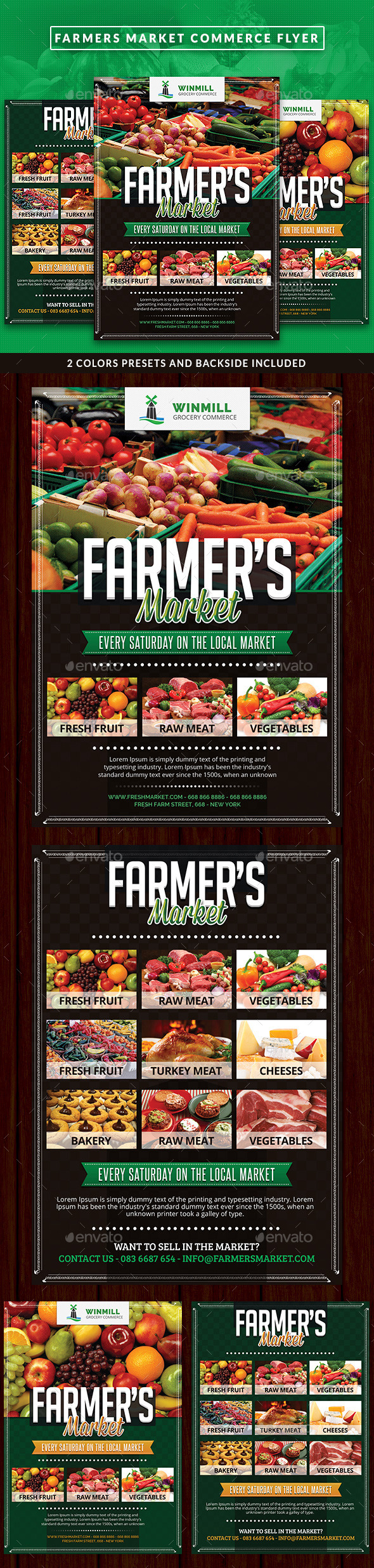Farmer's Market Commerce Flyer - Commerce Flyers
