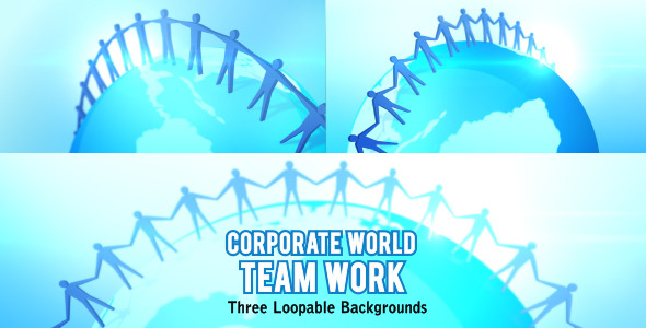 Corporate World Team Work