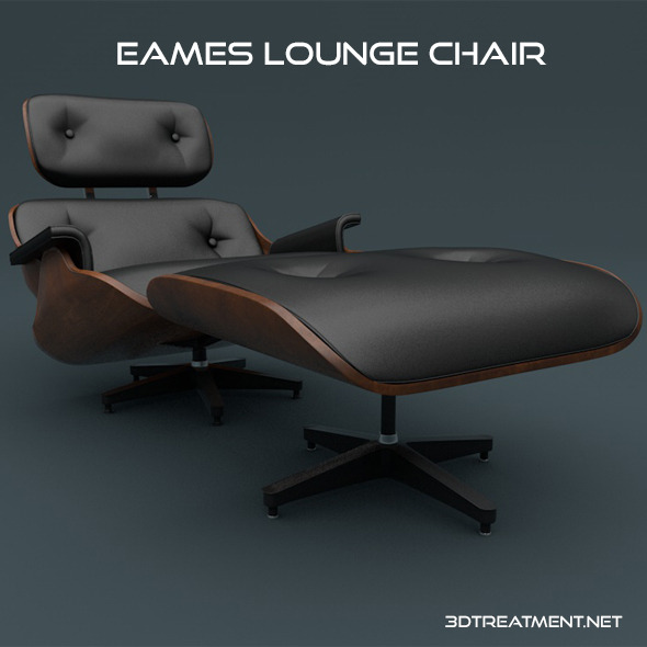 Eames Lounge Chair - 3Docean 11079171
