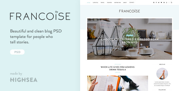 Francoise - Blog - ThemeForest 11087769