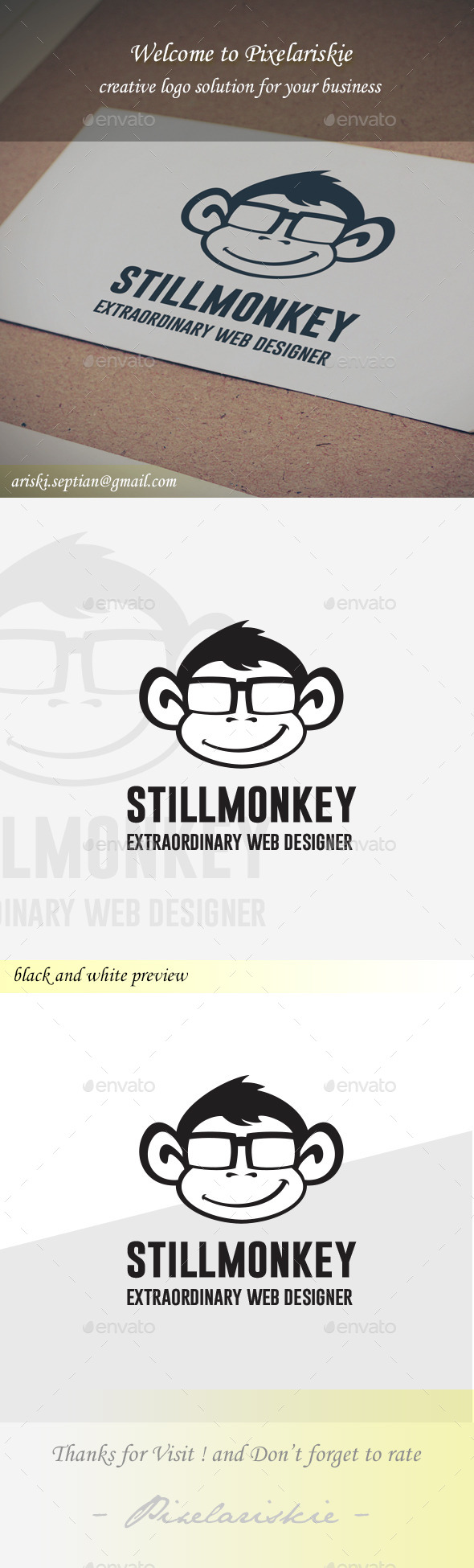 Monkey Logo - Animals Logo Templates