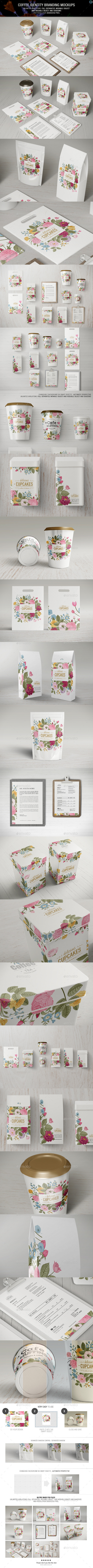 Coffee Identity Branding Mockups - Logo Product Mock-Ups