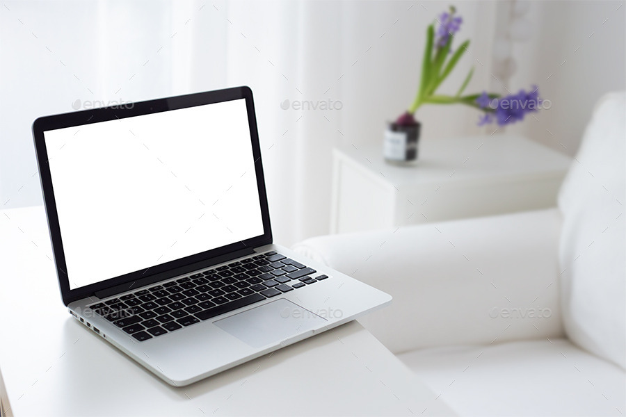 Download Realistic Laptop Mockup - 10 PSD Files by LogicartDesign | GraphicRiver