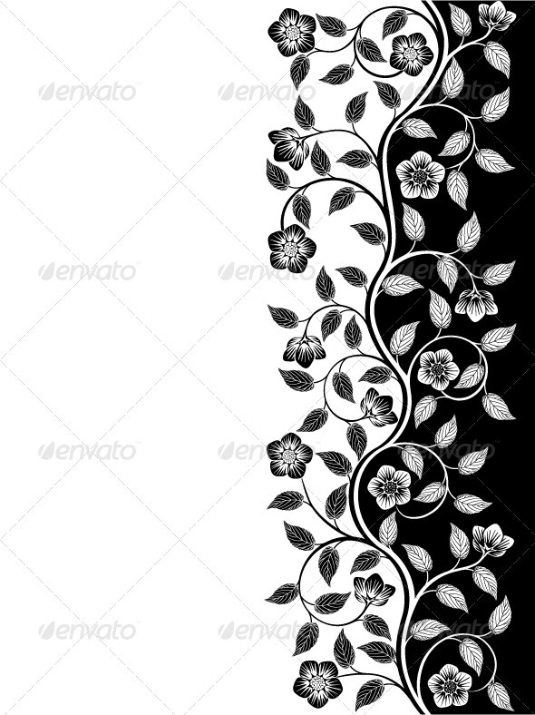 Vintage floral background