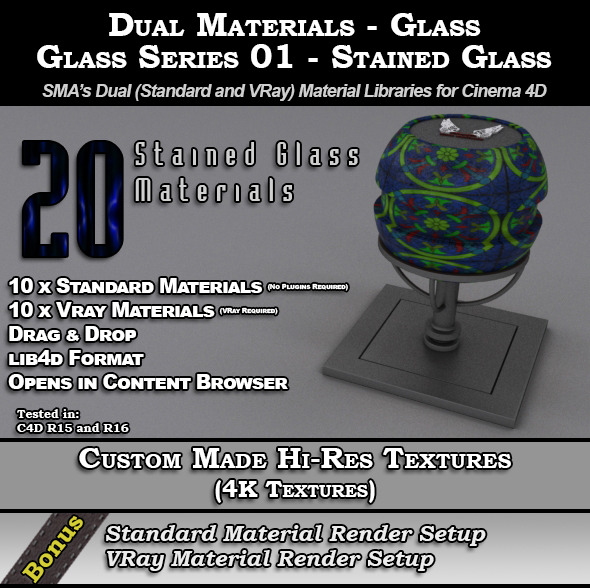 SMAs Dual Materials - 3Docean 11101180